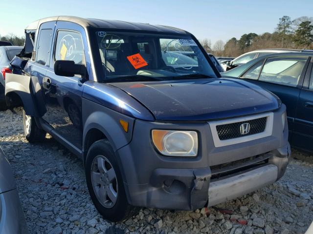 5J6YH17533L003829 - 2003 HONDA ELEMENT EX BLUE photo 1