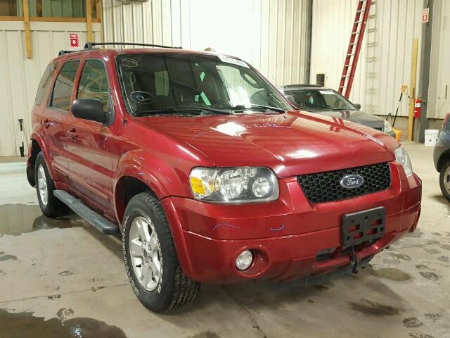 1FMYU94107KB81917 - 2007 FORD ESCAPE LIM RED photo 1