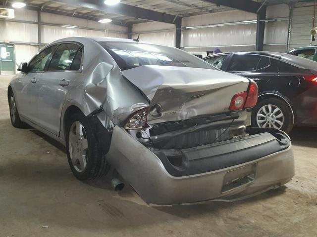 1G1ZJ577594217286 - 2009 CHEVROLET MALIBU 2LT SILVER photo 3