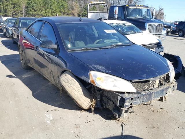 1G2ZG57B284247942 - 2008 PONTIAC G6 BASE BLUE photo 1