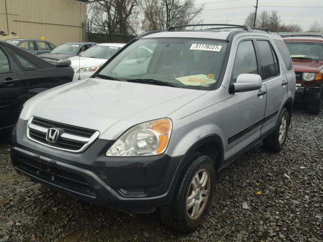 JHLRD78842C046580 - 2002 HONDA CR-V EX SILVER photo 2