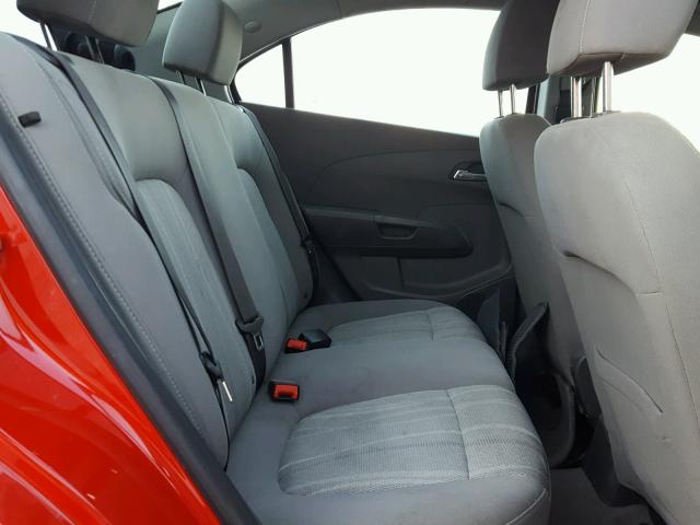 1G1JC5SH3C4148709 - 2012 CHEVROLET SONIC LT 红色 照片 6