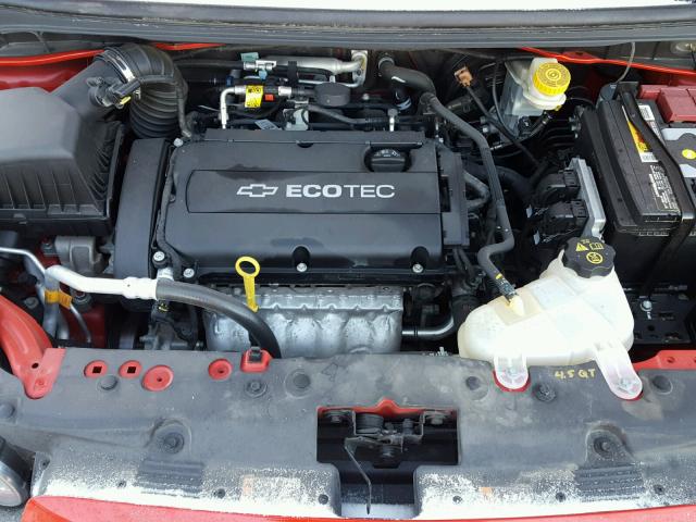 1G1JC5SH3C4148709 - 2012 CHEVROLET SONIC LT 红色 照片 7