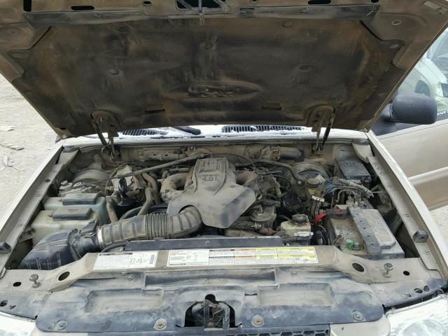 1FMZU77E51UA52090 - 2001 FORD EXPLORER S GOLD photo 7