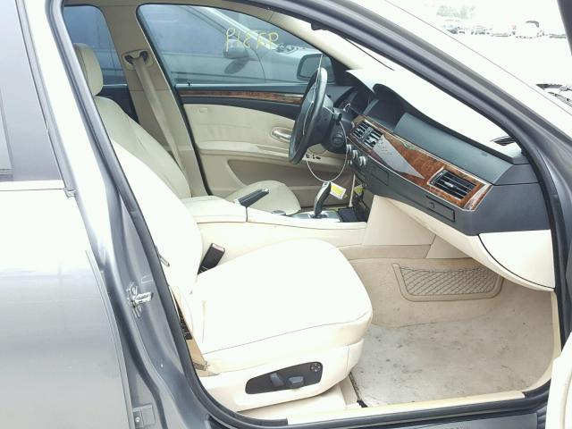 WBAPT73508CX00355 - 2008 BMW 535 XI GRAY photo 5