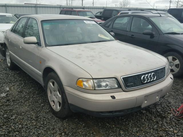 WAUBG34DXXN002383 - 1999 AUDI A8 QUATTRO GOLD photo 1