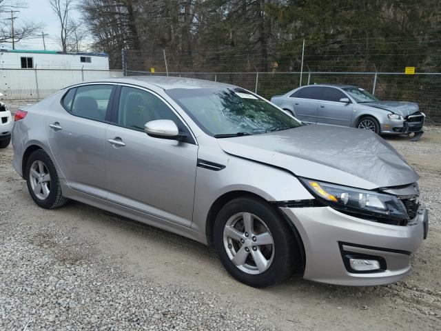 5XXGM4A7XEG300284 - 2014 KIA OPTIMA LX SILVER photo 1