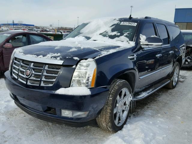 1GYFK66847R262222 - 2007 CADILLAC ESCALADE E BLUE photo 2