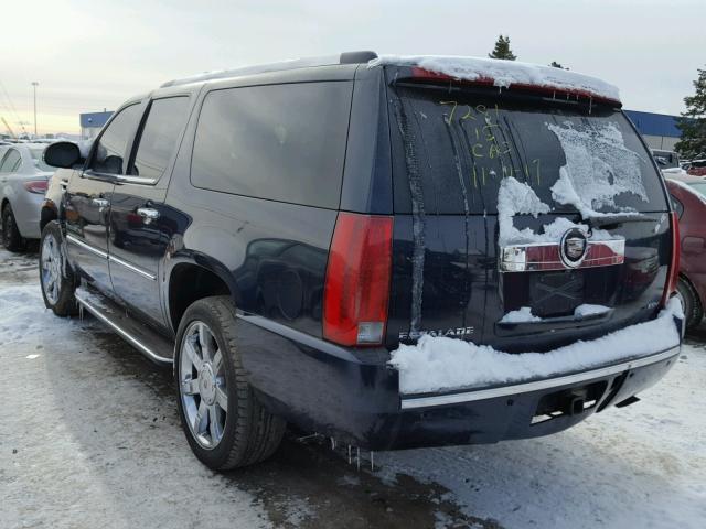 1GYFK66847R262222 - 2007 CADILLAC ESCALADE E BLUE photo 3