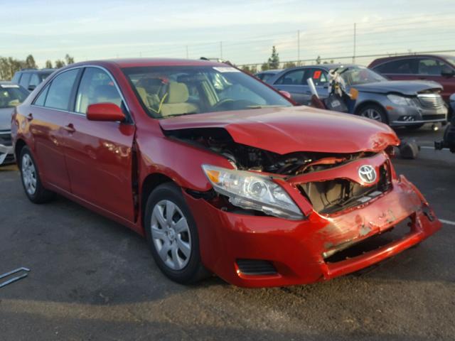 4T1BF3EK5BU742744 - 2011 TOYOTA CAMRY BASE RED photo 1