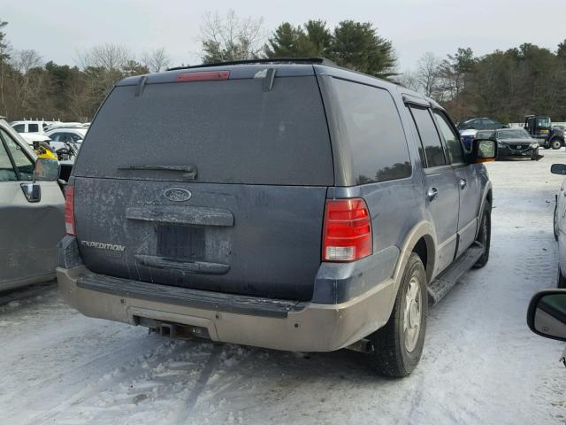 1FMFU18L94LA60782 - 2004 FORD EXPEDITION BLUE photo 4