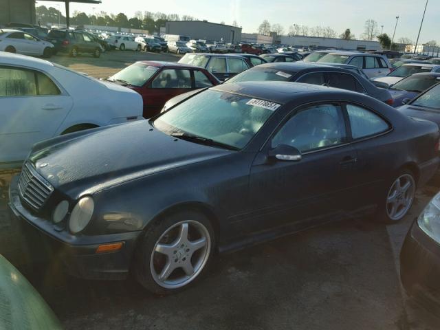 WDBLJ70G52T106220 - 2002 MERCEDES-BENZ CLK 430 BLUE photo 2