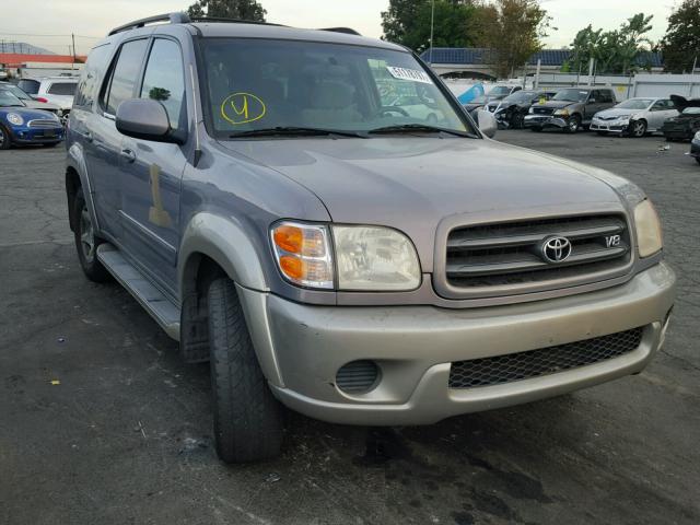 5TDZT34A41S006465 - 2001 TOYOTA SEQUOIA SR SILVER photo 1