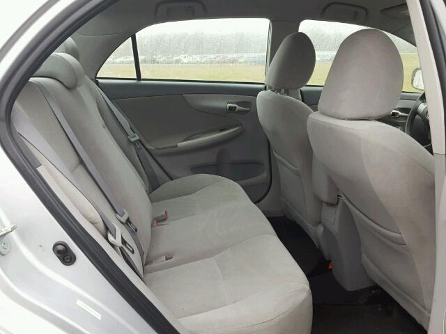 1NXBU4EE9AZ172820 - 2010 TOYOTA COROLLA LE 银色 照片 6