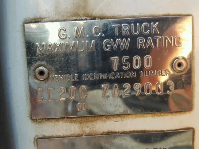 CE20CZA29003 - 1969 GMC 2500 WHITE photo 10