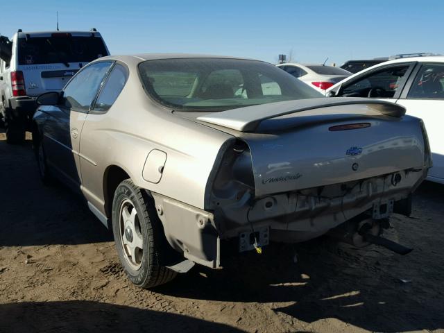 2G1WW12E739433289 - 2003 CHEVROLET MONTE CARL 金色 照片 3