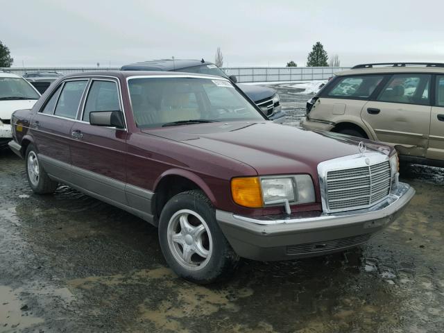 WDBCA39D9HA294388 - 1987 MERCEDES-BENZ 560 SEL MAROON photo 1