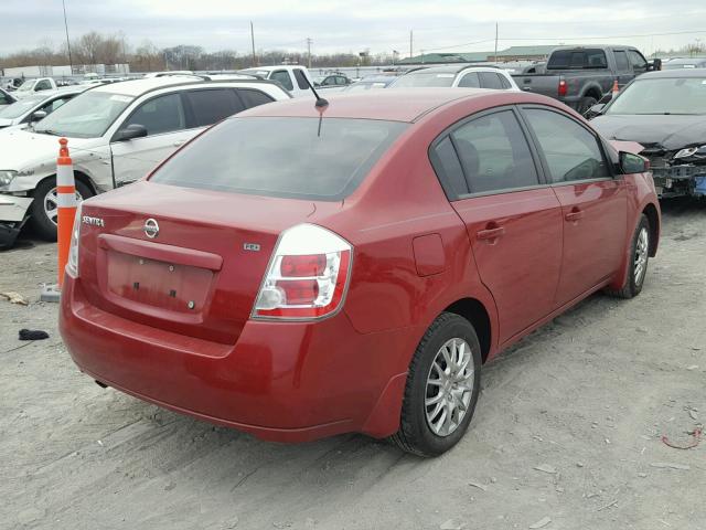 3N1AB61E79L684897 - 2009 NISSAN SENTRA 2.0 RED photo 4