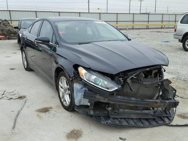 3FA6P0H73DR228285 - 2013 FORD FUSION SE BLACK photo 1