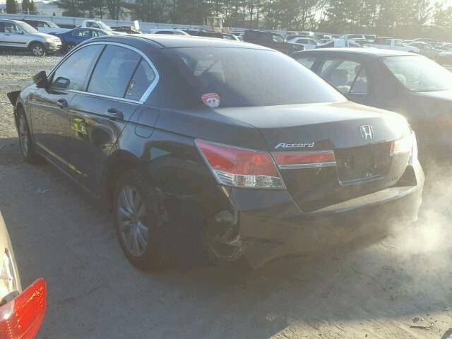 1HGCP2F74CA069850 - 2012 HONDA ACCORD EX BLACK photo 3