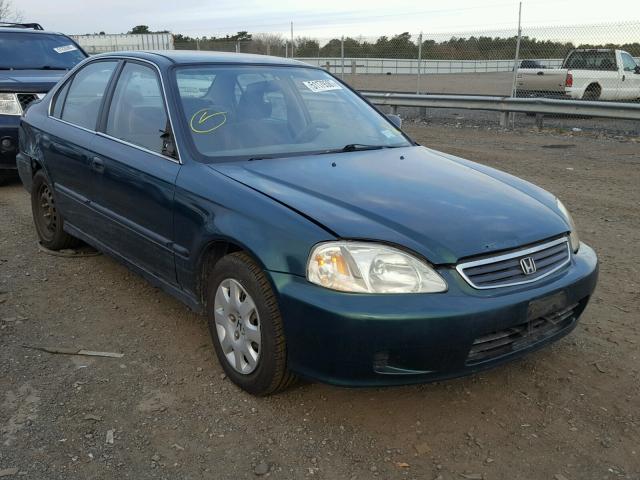 2HGEJ6679XH581919 - 1999 HONDA CIVIC LX GREEN photo 1