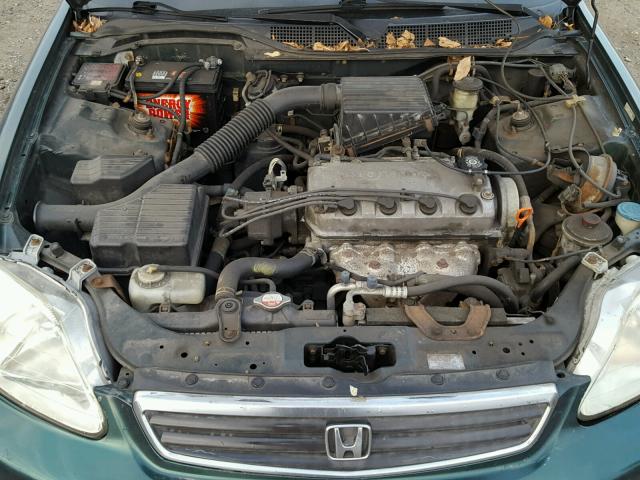 2HGEJ6679XH581919 - 1999 HONDA CIVIC LX GREEN photo 7