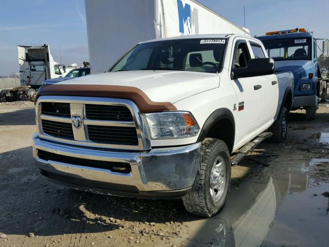 3C6UD5CL7CG272402 - 2012 DODGE RAM 2500 S WHITE photo 2