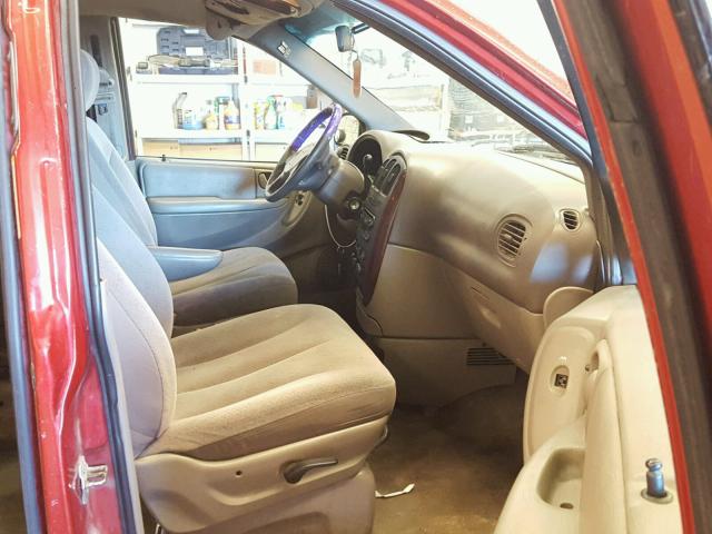 2D4GP44LX3R382346 - 2003 DODGE GRAND CARA RED photo 5