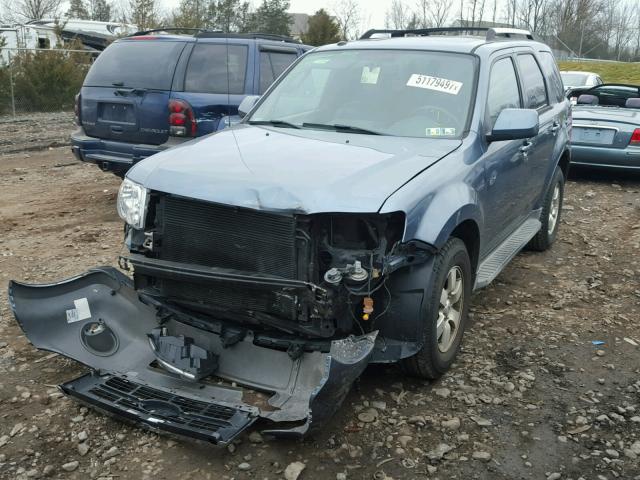 1FMCU9EG6BKA52523 - 2011 FORD ESCAPE LIM BLUE photo 2