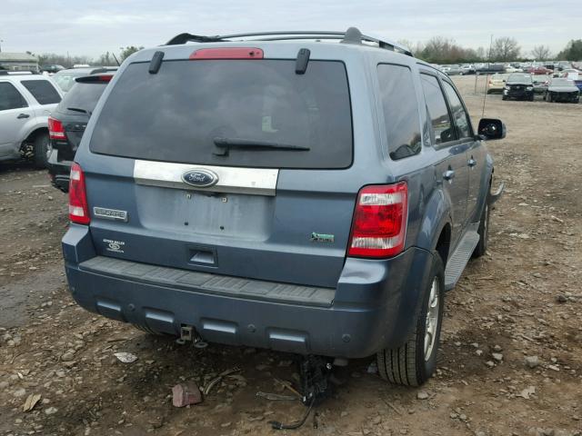 1FMCU9EG6BKA52523 - 2011 FORD ESCAPE LIM BLUE photo 4