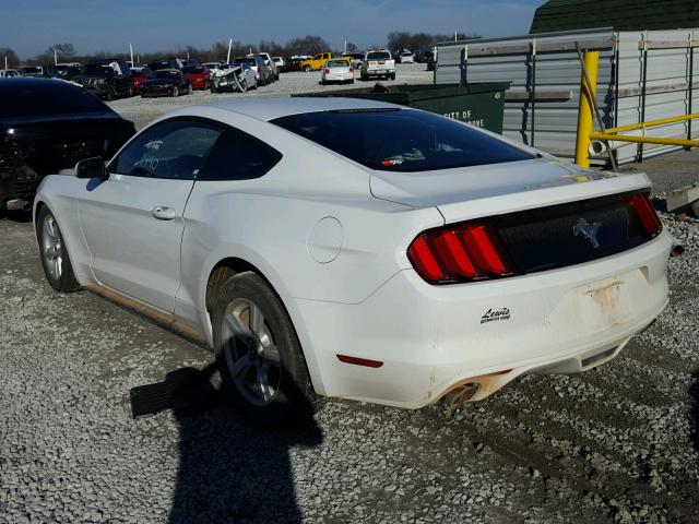 1FA6P8AM9H5202281 - 2017 FORD MUSTANG WHITE photo 3