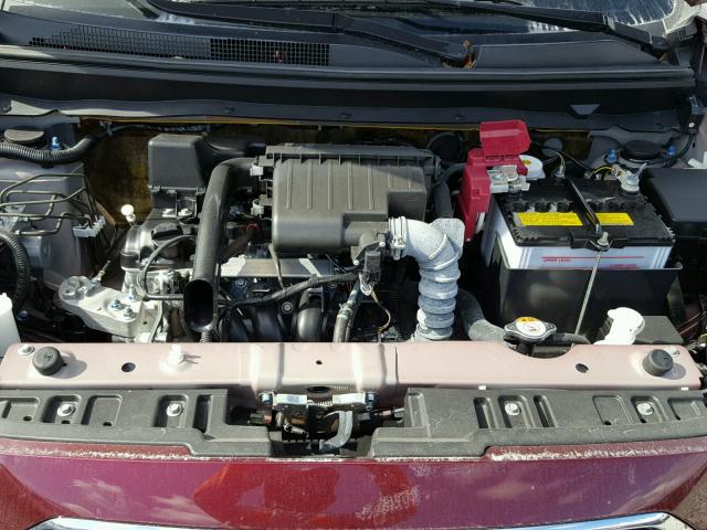 ML32A3HJXHH015755 - 2017 MITSUBISHI MIRAGE ES BURGUNDY photo 7