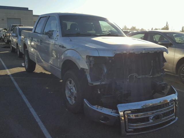 1FTFW1EF0EFA32494 - 2014 FORD F150 SUPER SILVER photo 1