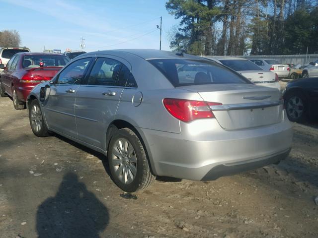 1C3CCBAB9CN240854 - 2012 CHRYSLER 200 LX GRAY photo 3