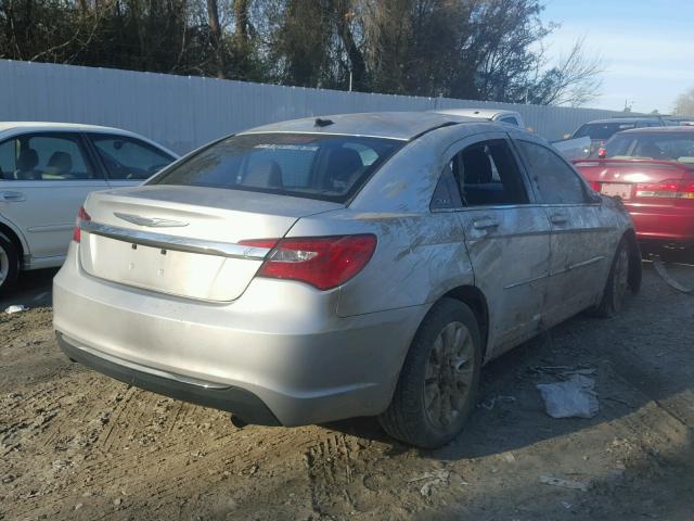 1C3CCBAB9CN240854 - 2012 CHRYSLER 200 LX GRAY photo 4