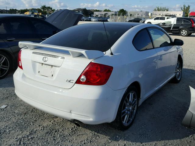 JTKDE167060112053 - 2006 TOYOTA SCION TC WHITE photo 4