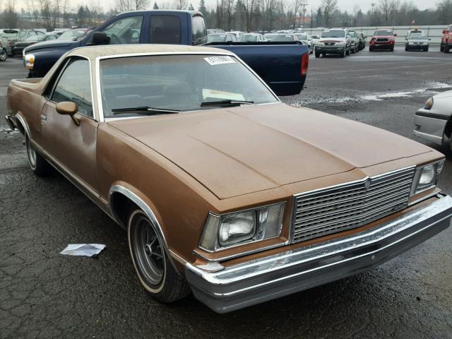 1W80H9K543629 - 1979 CHEVROLET EL CAMINO BROWN photo 1