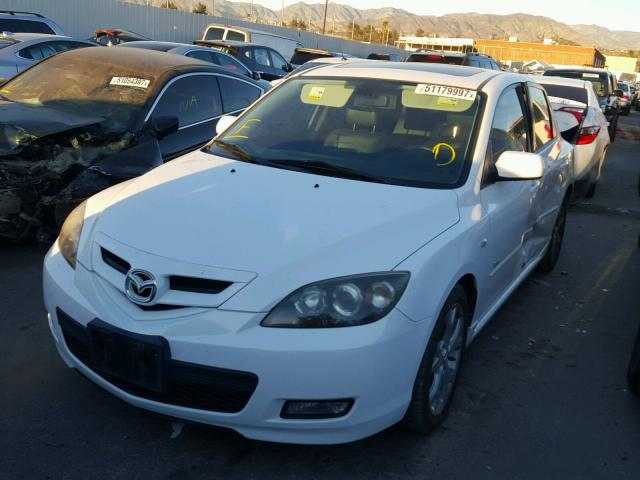 JM1BK344891220284 - 2009 MAZDA 3 S WHITE photo 2