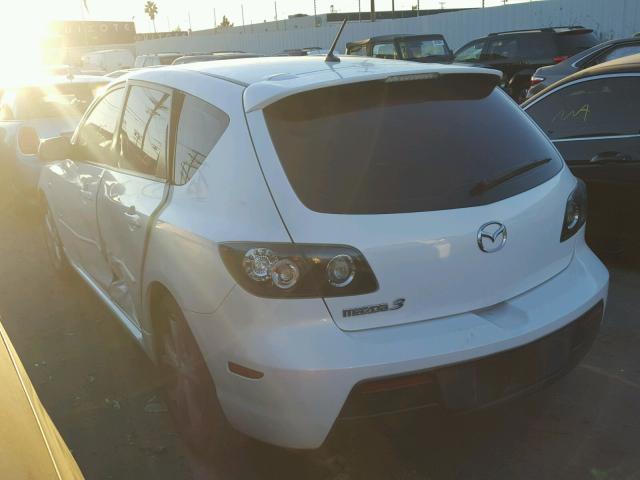 JM1BK344891220284 - 2009 MAZDA 3 S WHITE photo 3