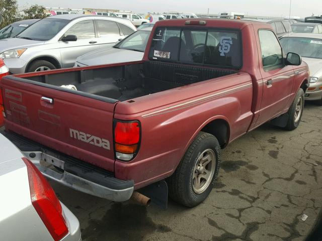 4F4YR12CXWTM43597 - 1998 MAZDA B2500 BURGUNDY photo 4