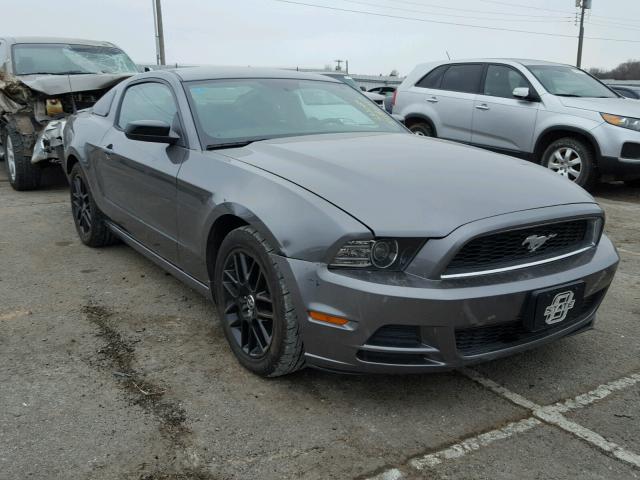 1ZVBP8AM1E5321024 - 2014 FORD MUSTANG GRAY photo 1