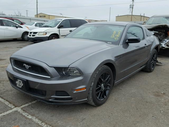 1ZVBP8AM1E5321024 - 2014 FORD MUSTANG GRAY photo 2