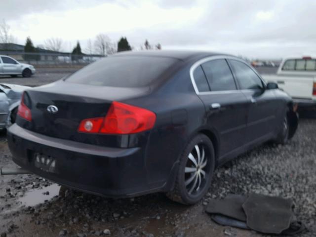 JNKCV51E16M514350 - 2006 INFINITI G35 BLACK photo 4