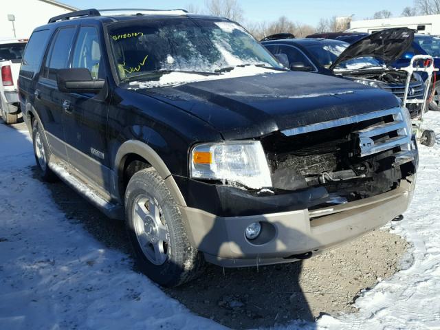 1FMFU18548LA37126 - 2008 FORD EXPEDITION BLACK photo 1