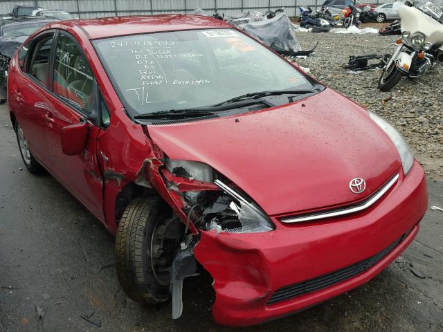 JTDKB20U377679958 - 2007 TOYOTA PRIUS RED photo 1