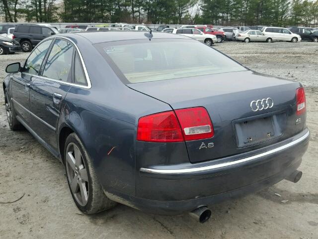 WAULV44E97N000438 - 2007 AUDI A8 4.2 QUA BLUE photo 3