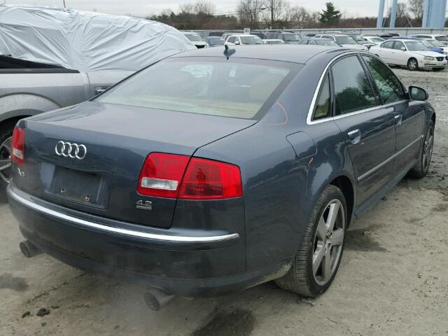 WAULV44E97N000438 - 2007 AUDI A8 4.2 QUA BLUE photo 4