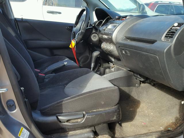 JHMGD38677S028209 - 2007 HONDA FIT S ვერცხლისფერი ფოტო 5