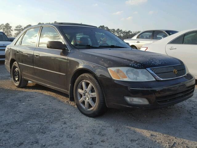 4T1BF28B22U238531 - 2002 TOYOTA AVALON XL BLACK photo 1