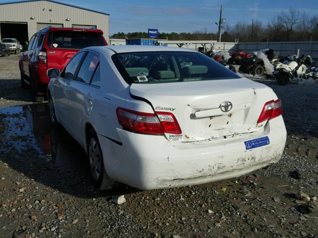 4T4BE46K39R053566 - 2009 TOYOTA CAMRY BASE WHITE photo 3